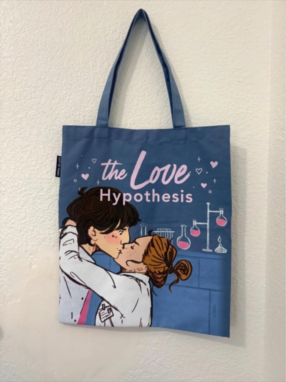 The Love Hypothesis Blue Canvas Tote Bag